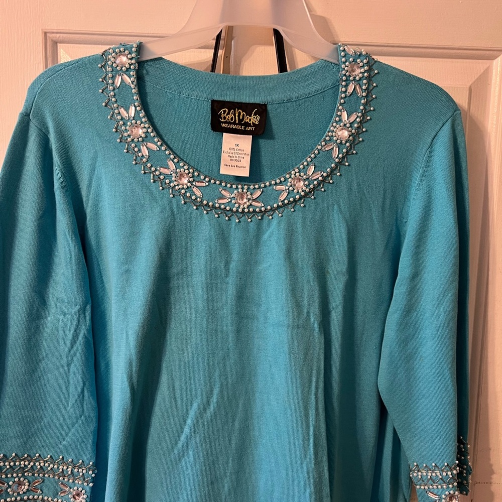 Bob Mackie Blinged out Women’s sweater